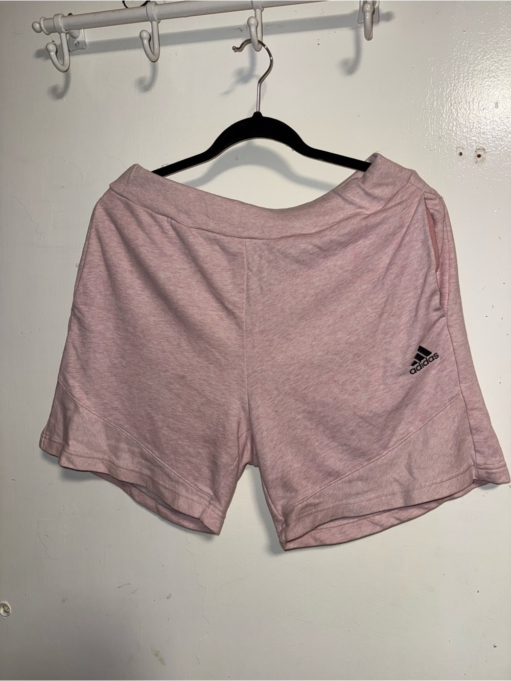 adidas Women's Light Pink Performance Athletic Shorts